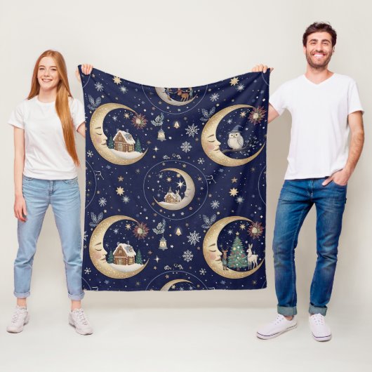 The Magical night before Christmas Fleecedecke (Beispiel)