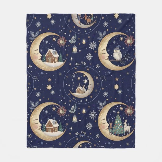 The Magical night before Christmas Fleecedecke (Vorderseite)