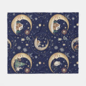 The Magical night before Christmas Fleecedecke (Vorderseite (Horizontal))