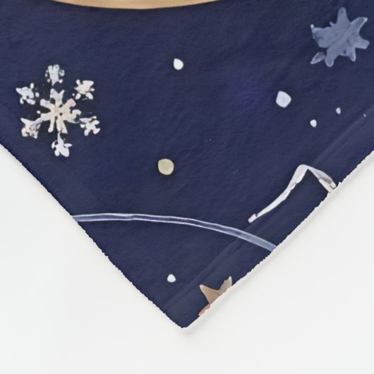 The Magical night before Christmas Fleecedecke (Ecke)