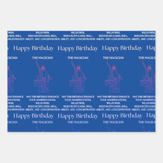 "The Magician" Tarot Geschenkpapier Set (Vorderseite 2)