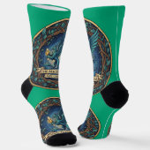 The Magiestial Get Ceirts Green Socken (Gewinkelt)