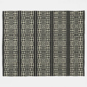 The Magnetic Wodaabe Beauty "Gerewol" Charm Fleecedecke (Vorderseite (Horizontal))