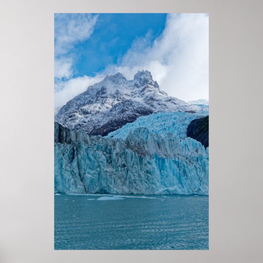 The  magnificent Spegazzini Glacier in Patagonia Poster (Vorne)