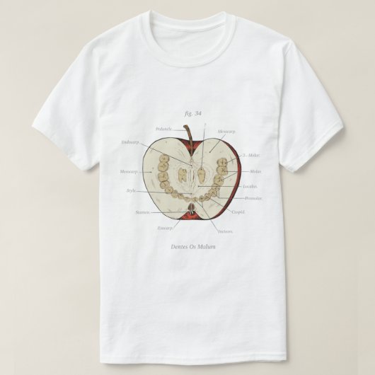 The Magnus Archives - Anatomy Class - Zähne Apple T-Shirt (Design vorne)