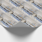 The Magpie, berühmtes Kunstwerk, Geschenkpapier (Ecke)