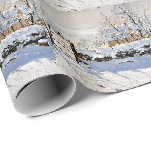 The Magpie, berühmtes Kunstwerk, Geschenkpapier (Rolleneckpunkt)