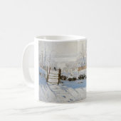 The Magpie by Claude Monet Kaffeetasse (Vorderseite Links)