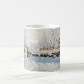The Magpie by Claude Monet Kaffeetasse (Mittel)