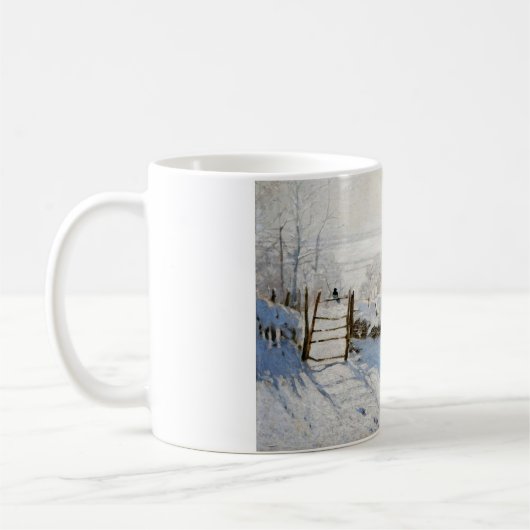 The Magpie by Claude Monet Kaffeetasse (Links)