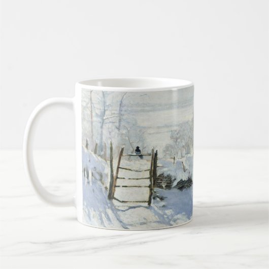 The Magpie by Claude Monet Kaffeetasse (Links)