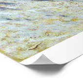 The Magpie by Claude Monet Poster (Ecke)