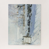 The Magpie by Claude Monet Puzzle (Vertikal)