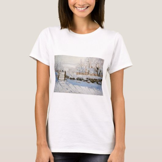 The Magpie by Claude Monet T-Shirt (Vorderseite)