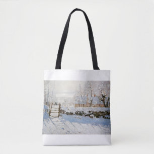 The Magpie by Claude Monet Tasche