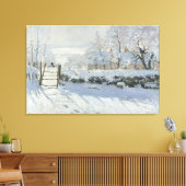 The Magpie – Claude Monet – Die Elster – La Pie Leinwanddruck (Insitu (Wohnzimmer))