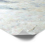 The Magpie - Claude Monet - Die Elster - La Pie Poster (Ecke)