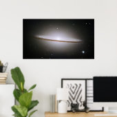 The Majestic Sombrero Galaxy (M104) Poster (Heimbüro)