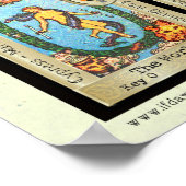 The Major Arcana of the Tarot [5"] Poster (Ecke)
