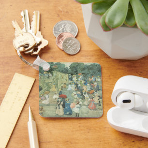 The Mall, Central Park von Maurice Prendergast Schlüsselanhänger