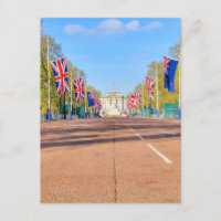 The Mall, Westminster, London UK Postcard