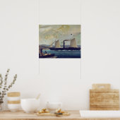 The 'Mallorcan', ship on which George Sand and Cho Poster (Küche)