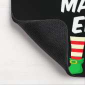 The Mama Elf Family Matching Funny Christmas Costu Mousepad (Ecke)