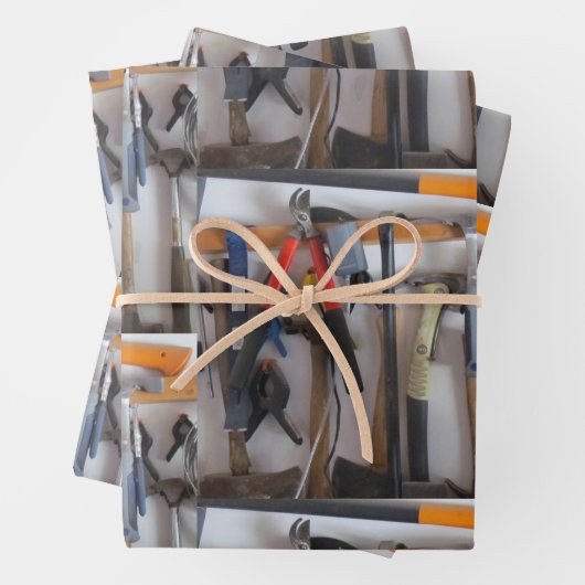The Man Cave - Tools Tools! Jedem Anlass Geschenkpapier Set (Beispiel)
