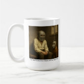 The Man in the Iron Mask and his dog, Bob. Kaffeetasse (Links)