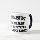 The man myth legend Heat Sensitive changing Verwandlungstasse (VorderseiteRechts)