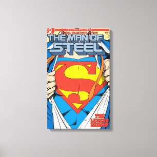 The Man of Steel #1 Collector's Edition Leinwanddruck