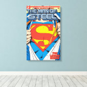 The Man of Steel #1 Collector's Edition Leinwanddruck (Insitu (Holzboden))