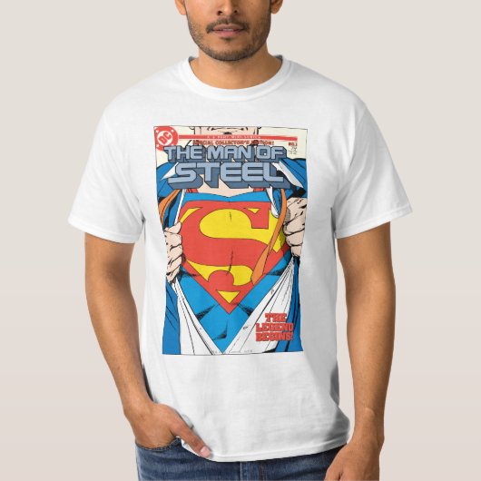 The Man of Steel #1 Collector's Edition T-Shirt (Vorderseite)