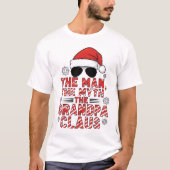 The Man, The Myth, The Grandpa Claus | Funny Chris T-Shirt (Vorderseite)
