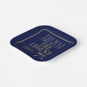 The Man The Myth The Legend 75th Birthday Pappteller (Gewinkelt)