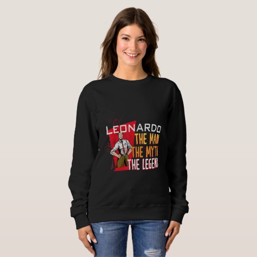 The man the myth the legend Leonardo Sweatshirt (Vorne ganz)