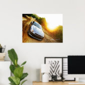 "The Mandarin" Poster Print Nissan GT-R in Grove (Heimbüro)