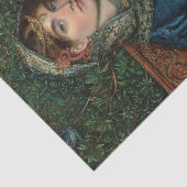 The Mandolin von James Smetham Seidenpapier (Ausschnitt)