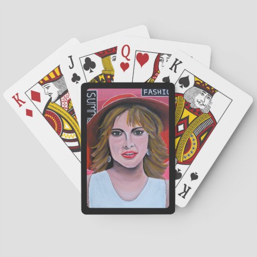 The Mannequin Painting by Alfred Fox Spielkarten (Rückseite)