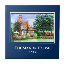 The Manor House York England Country Garden Fliese