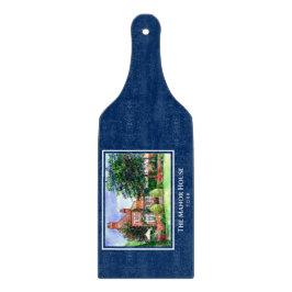 The Manor House York England Country Garden Schneidebrett