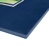 The Manor House York England Country Garden Schneidebrett (Ecke)