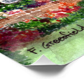 The Manor House York von Farida Greenfield Poster (Ecke)