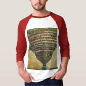 The Map of Hell, Abyss of Hell - Sandro Botticelli T-Shirt (Vorderseite)