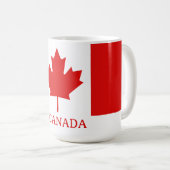 The Maple Leaf flag of Canada Kaffeetasse (VorderseiteRechts)