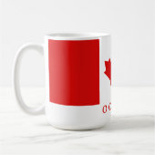 The Maple Leaf flag of Canada Kaffeetasse (Links)