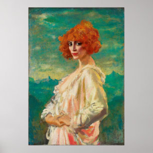 The Marchesa Casati von Augustus Edwin John (1919) Poster