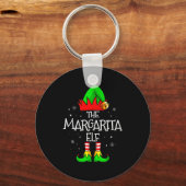 The Margarita Elf Matching Family Christmas Mens W Schlüsselanhänger (Vorderseite)