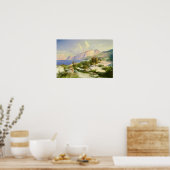 The Marina Grande, Capri, c.1829 Poster (Küche)