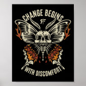 The Marisa Butterfly Skull Change Begin With Disco Poster (Vorne)